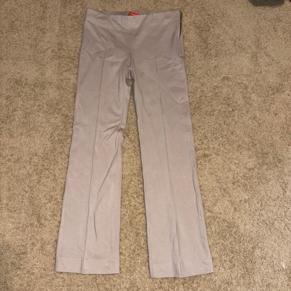 VILAGALLO Pants Women's Size‎ ES40 Beige Viscose Blend flare leggings pants